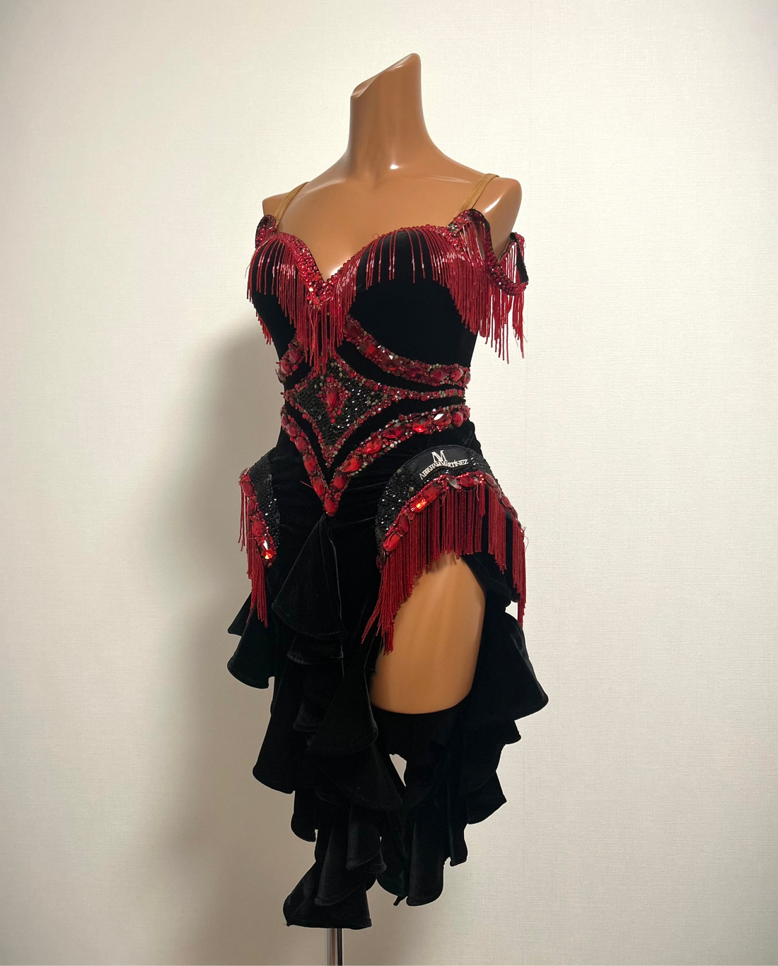 [Abraham Martinez] ブラック&amp;レッドベロア🖤❤️