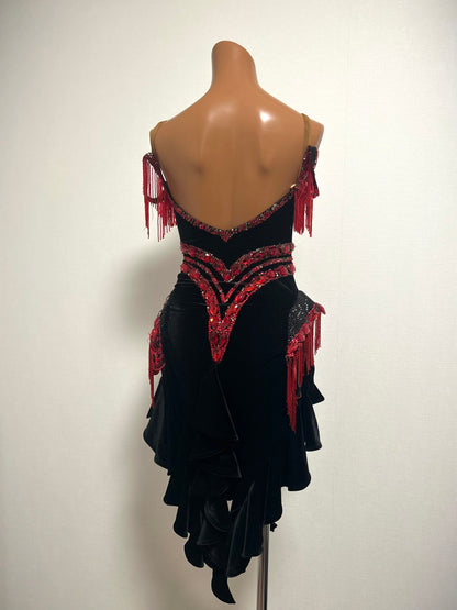 [Abraham Martinez] ブラック&amp;レッドベロア🖤❤️