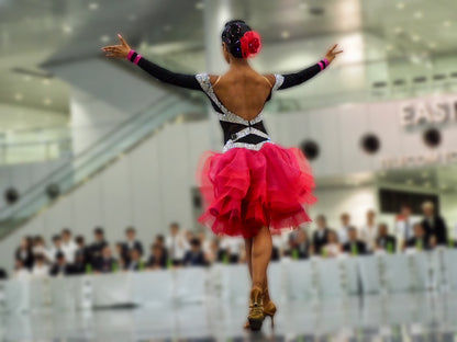 [Chrisanne Clover] ブラックピンクフリル