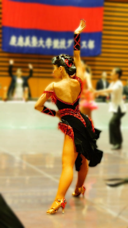 [Abraham Martinez] ブラック&amp;レッドベロア🖤❤️